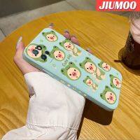 JIUMOO เคสสำหรับ Realme V11 V11s 5G เคสลายการ์ตูนหมูน่ารักของแท้ขอบซิลิโคนของเหลวแบบนิ่มเคสคลุมทั้งหมดตัวปกป้องกล้องถ่ายรูปเลนส์เคสฝาหลังเคสนิ่ม