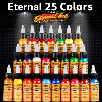 Quantum Ink Bright Color Set 16x30ml  Nordic Tattoo Supplies