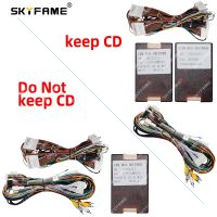 SKYFAME Car 16pin Wiring Harness Adapter Canbus Box Decoder For Infiniti M35 M45 Fuga GT450 Y50 Android Radio Power Cable