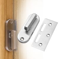 1 Pc Stainless Steel Silver Hasp Latch Lock Gate Latches Door Lock Sliding Door Lock Buckle Hasp Door Bolt Handle Door Latch