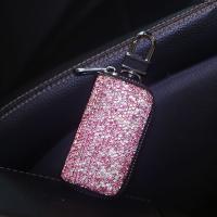 ◎✎ 2022 Universal Crystal Car Key Covers for House Keys Keychain Case Purses Diamond Car Bling Accessories for Girls Woman