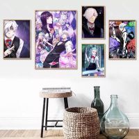 ✑▨ Death Parade โปสเตอร์ผ้าใบที่กำหนดเองโปสเตอร์ศิลปะตกแต่งบ้านผ้าผนังพิมพ์โปสเตอร์ผ้าไหมผ้า 30X45 ซม.40X60 ซม.