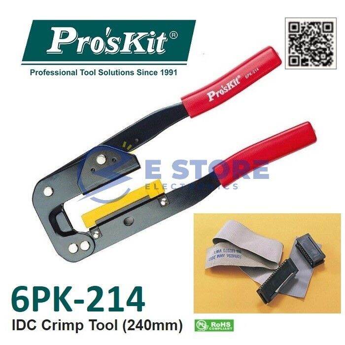 Pro'sKit 6PK214 IDC Crimp Tool Taiwan Lazada