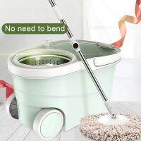 Smart Mop With Wheels Suspended Separation Bucket  Spin Noozle Mop Clean Broom Head Cleaning Floors Window House Car Clean Tools