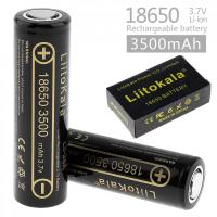 Liitokala lii-35a 18650 3500mah แบตเตอรี่ลิเธียมไฟฉาย 18650 แบตเตอรี่ลิเธียมแบบชาร์จไฟได้ Z8WP