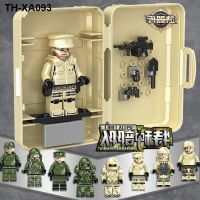 Assembled toy soldiers fighting wars compatible with lego blocks small boy special police commando third-party explosion-proof soldiers