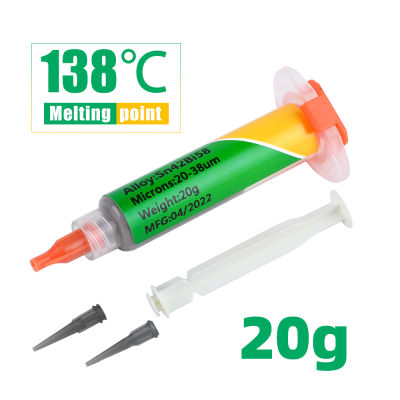 Solder Paste Lead-free Low Temperature Soldering Multiple Melting Point Options Suitable for A Variety of Processes