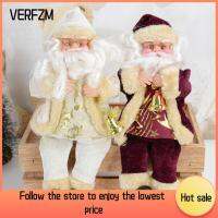 VERFZM SHOP ของขวัญตุ๊กตาหุ่น ตุ๊กตาซานตาคลอสคริสต์มาส ตกแต่งหน้าต่างบ้าน ตกแต่งห้างสรรพสินค้าที่บ้าน ตุ๊กตาซานตาคลอส ดีไอวาย จี้ห้อยคอ ตุ๊กตาซานตาคลอสแบบตั้ง คริสต์มาสคริสต์มาส