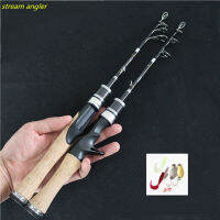 Travel Fishing Rod 402ul 502ul escopic Lure Rod 1-5g Lure Weight Ultralight Carbon Stream Angler