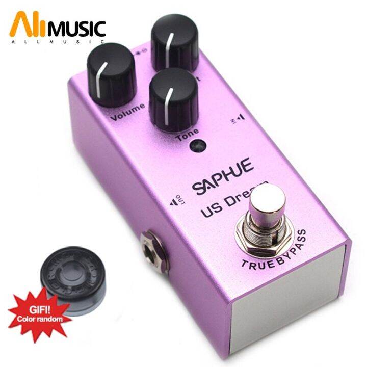 saphue-electric-guitar-us-dream-distortion-pedal-volume-dist-tone-knob-effect-pedal-mini-single-type-dc-9v-true-bypass-guitar-bass-accessories