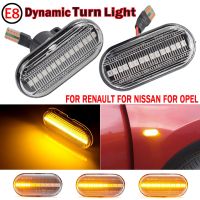 2PCS Led Dynamic Side Marker Turn Signal Light Sequential Blinker Light lamp For Nissan INTERSTAR PRIMASTAR Opel MOVANO VIVARO