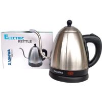 กาต้มน้ำไฟฟ้าสแตนเลส Electric Kettle กาต้มน้ำร้อน Kashiwa กาต้มน้ำไฟฟ้า ดริปกาแฟ รุ่น EK-165 กาต้มน้ำ ความจุ 1 ลิตร กาไฟฟ้า กาแฟดริป กาคอยาว กาคอห่าน กาต้มน้ำไฟฟ้า 1 ลิตร กาต้มน้ําไฟฟ้า ขนาดเล็ก กาต้มน้ำสแตนเลส