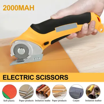 Rechargeable Cutting Tools Electric Scissors PVC Leather Shears
