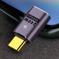 Type-C USB ส่งข้อมูลหลายอะแดปเตอร์การใช้งาน40Gbps แบบพกพาตัวเชื่อมต่อ4.0ชนิด C PD 240W การชาร์จ8K 60Hz เอาต์พุตวิดีโอเสียง