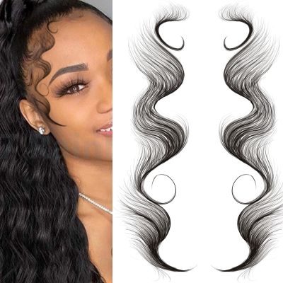 【YF】 Hair Tattoo Stickers Creating The Seriously Real Baby Hairs Temporary Hairline Sticker Curly Template Edge