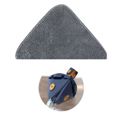 ┅❀✌ Mop Pads Replace Part Triangle Rag Microfiber Cloth Household Cleaning Tool Toilet Bathroom Floor Wall Clean Recycle Accessories