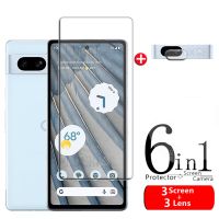 For Google Pixel 7A Glass For Google Pixel 7A Screen Protector 9H HD Transparent Tempered Glass Google Pixel 6 7 6A 7A Lens Film