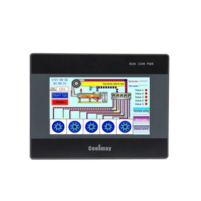 ❁ Coolmay HMI PLC All-in-one Touch Screen QM3G-43FH-24MT RS232 RS485 Programmable Logic Controller