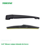 ZZOOI Rear Wiper Blade and arm For Citroen C4 Hatchback 2004-2010 High quality back Windshield  Windscreen wiper