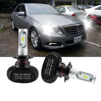 2PC H7 80W 8000LM ไฟหน้ารถมอเตอร์ไซค์แบบ LED หลอดไฟแปลงชุดสำหรับ Mercedes E Class W212 2009-2018