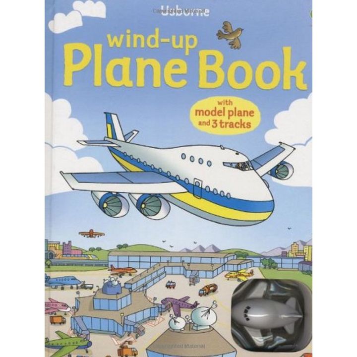 Click ! &gt;&gt;&gt; หนังสือภาษาอังกฤษ USBORNE: WIND-UP PLANE BOOK มือหนึ่ง