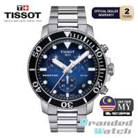 Tissotss นาฬิกา T120.417.11.041.01ผู้ชาย,1000โครโนกราฟนักดำน้ำ300เมตรนาฬิกาเหล็ก