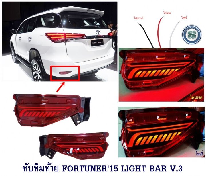 ทับทิมท้าย-toyota-fortuner-2015-2021-light-bar-v-3-โตโยต้า-ฟอจูนเนอร์-2015-2021-ไฟทับทิมท้าย-fortuner-legender-2015-2017-2019-2020-2022-2023-ใส่ได้ทุกโฉม