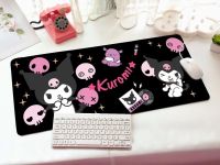 KUROMI  B PP KL   แผ่นรอง คีย์บอร์ด รองคีย์บอร์ด keyboard ลาย KUROMI  KL   ขนาด 30 x 70 cm แผ่นหนานุ่ม มียางกันลื่น ด้านใต้ งานสวยงาม สีสดงานดี น่ารัก BY NPNN SHOP