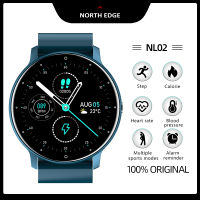 NORTH EDGE NL02สมาร์ทวอท์ช2022หน้าปัดสัมผัสแบบกำหนดเอง IP67กันน้ำผู้ชายผู้หญิงนาฬิกาคู่รักนาฬิกาข้อมือเพื่อสุขภาพเดิมนาฬิกากีฬาบลูทูธสำหรับแอนดรอยด์ IOS