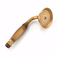 ELLEN Antique Bronze Shower Head Hand Shower Hand Spray Shower Holder Copper Bathroom Antique Bathroom Accessories ELS04