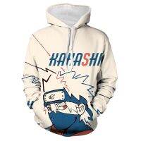 Sudadera con capucha de Anime japonés, ropa de Cosplay, Naruto, Akatsuki, Kakashi, divertido patrón de dibujos animados, Harajuku, Manga