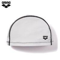 Arena Arena หมวกว่ายน้ำแบบ Bi-Material สำหรับทุกเพศยืดหยุ่นสูงใส่สบายไม่แน่นสีทึบหมวกว่ายน้ำ