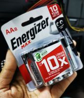 Energizer Max E91 ถ่านอัลคาไลน์ - AA / LR6 (แพ็ค8ก้อน) เอ็นเนอร์ไจเซอร์แม็กซ์ EXP.12-2033