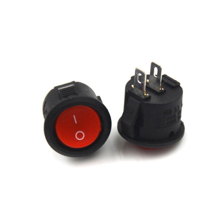 ready-stock-10pcs-16mm-เส้นผ่าศูนย์กลางรอบเรือโยกสวิตช์-mini-2-pin-on-off-rocker-switch-3a-250v