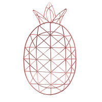 Pineapple Storage Tray Wrought Iron Fruit Basket Kitchen Living Room Desktop Debris Storage Basket