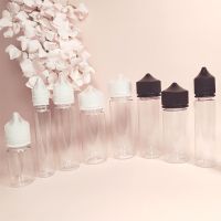 【YF】▼☁☬  5Pcs 30/60/100/120ml Plastic Dropper Bottles Shaped Filling with Childproof Cap