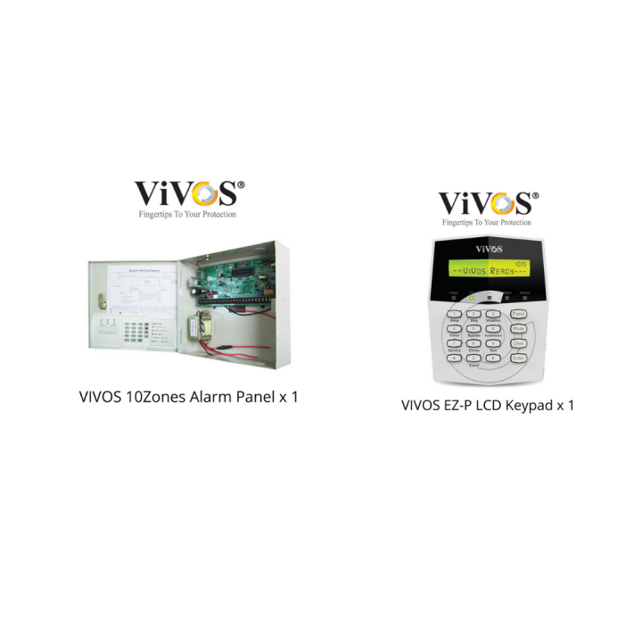 Vivos Alarm System (Vivos Mainboard with Alarm Panel and Vivos Keypad