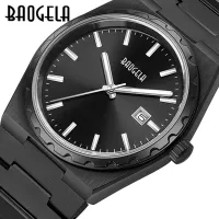 BAOGELA brand watch Japanese movement of 50 meters waterproof Shi Yingnan table calendar stainless steel business and leisure men --238811Hot selling mens watchesﺴ