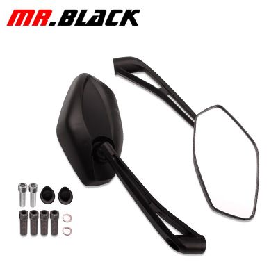 “：{}” Universal 8MM 10MM Motorbike Parts Moto Side Mirrors For FZ1N FZ8N XJ6N FZ6N S FZ600N FZ1000N CB400 Mirror Motorcycle Rearview