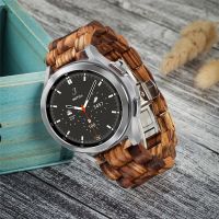 22mm 20mm for samsung galaxy watch 3 45mm 41mm band galaxy watch 46mm Gear S3 Frontier classic active 2 strap wooden wristband