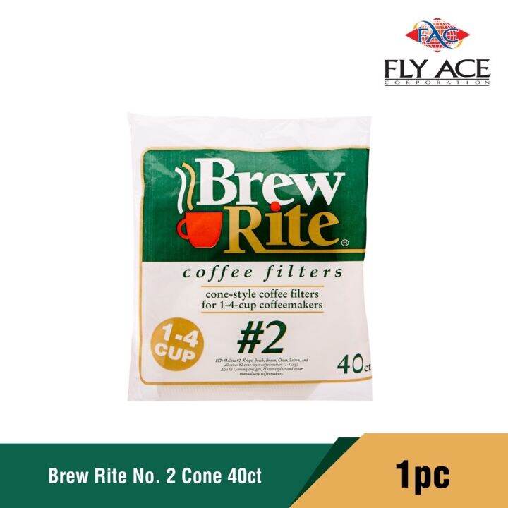 Brew Rite No. 2 Cone 40ct Lazada PH