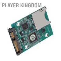 Player Kingdom อะแดปเตอร์แปลงการ์ดหน่วยความจํา Sd Sdhc Sdxc Mmc เป็น 2.5 นิ้ว 7+15P Sata 22MB/s