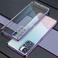 Luxury Clear Plating Case For Xiaomi Redmi Note 11 Pro Plus 5g Note11 11pro 4g 10 S 9 8 Transparent Silicone Cover Note10 10pro