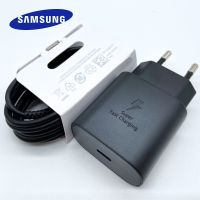 Samsung Super Fast Charger 25W EU PD Quick Adapter USB C To Type C Cable For Galaxy Note 20 10 S20 S21 FE Ultra Z Flip3 Flip4