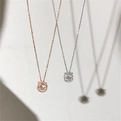 Female New Tide Collarbone Chain Niche Design Light Luxury Beating Heart