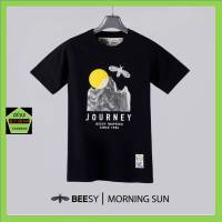 Beesy เสื้อคอกลม ชาย หญิง รุ่น Morning Sun  สีดำ