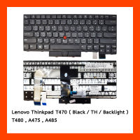 Keyboard Lenovo Thinkpad T470 Black TH คีย์บอร์ด แป้นพิมพ์