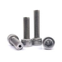 1/2pcs M3 M4 M5 M6 M8 M10 M12 304 Stainless Steel Hollow Hole Through Air-out Pass Allen Hexagon Hex Socket Cap Head Screw Bolt