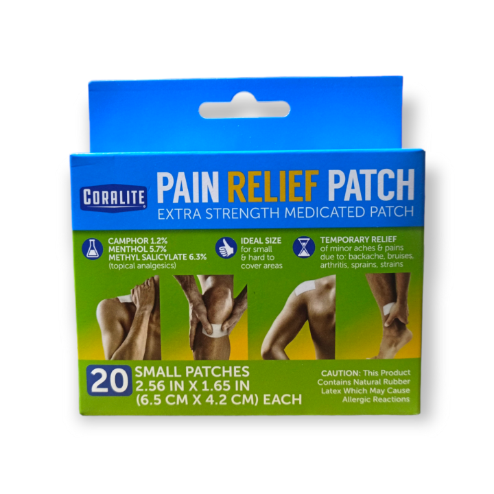 (USA) Coralite Pain Relief Patch. 20 Small Patches. Lazada PH