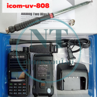 วิทยุสื่อสาร ICOM-UV-808 เครื่องดำ รุ่นยอดนิยมขายดี แสดงผล 2 ช่อง 136-174 MHz. กำลังส่งแรง 18 วัตต์ ส่งแรง รับดี เสียงชัด